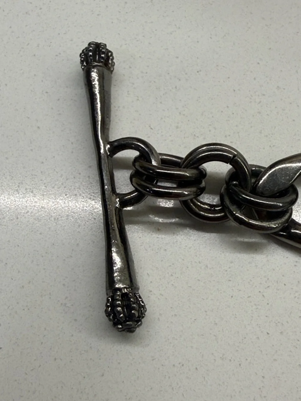 Juicy Couture Silver-Tone Chunky Chain Charm Bracelet